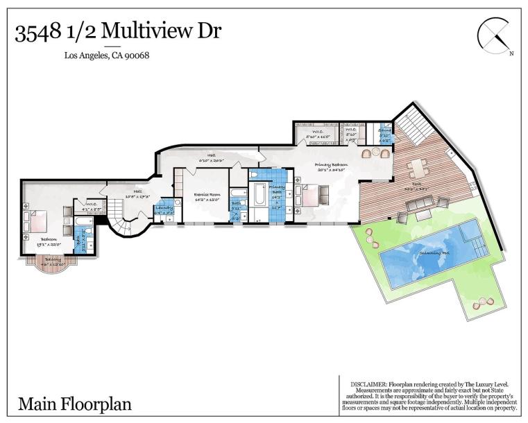 3548 1/2 Multiview Dr, Los Angeles, CA 90068-10