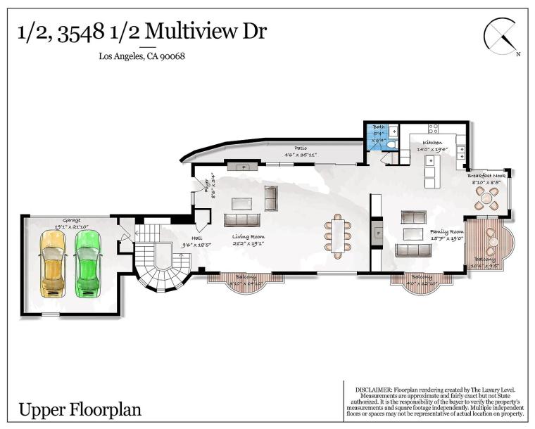 3548 1/2 Multiview Dr, Los Angeles, CA 90068-11