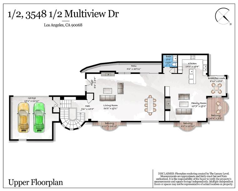 3548 1/2 Multiview Dr, Los Angeles, CA 90068-14