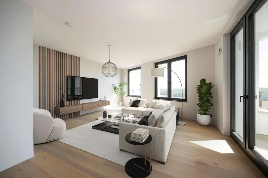 Apartment with alpine view over the Isar floodplains Munich, BA, Germany-4