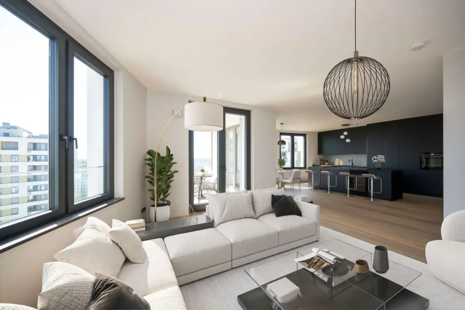 Apartment with alpine view over the Isar floodplains Munich, BA, Germany-2